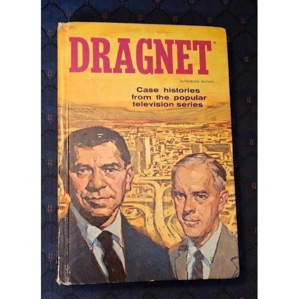 Vintage Dragnet Case Histories Whitman Book TV Show Richard Deming 60s Hardcover